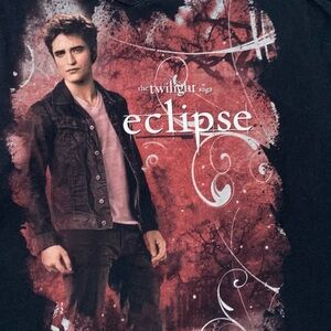 🌘🧛🏻‍♂️✨Team Edward Twilight Eclipse Black Graphic T-Shirt